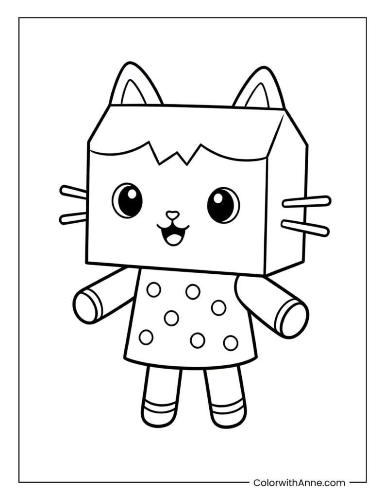 Baby Box Coloring Page