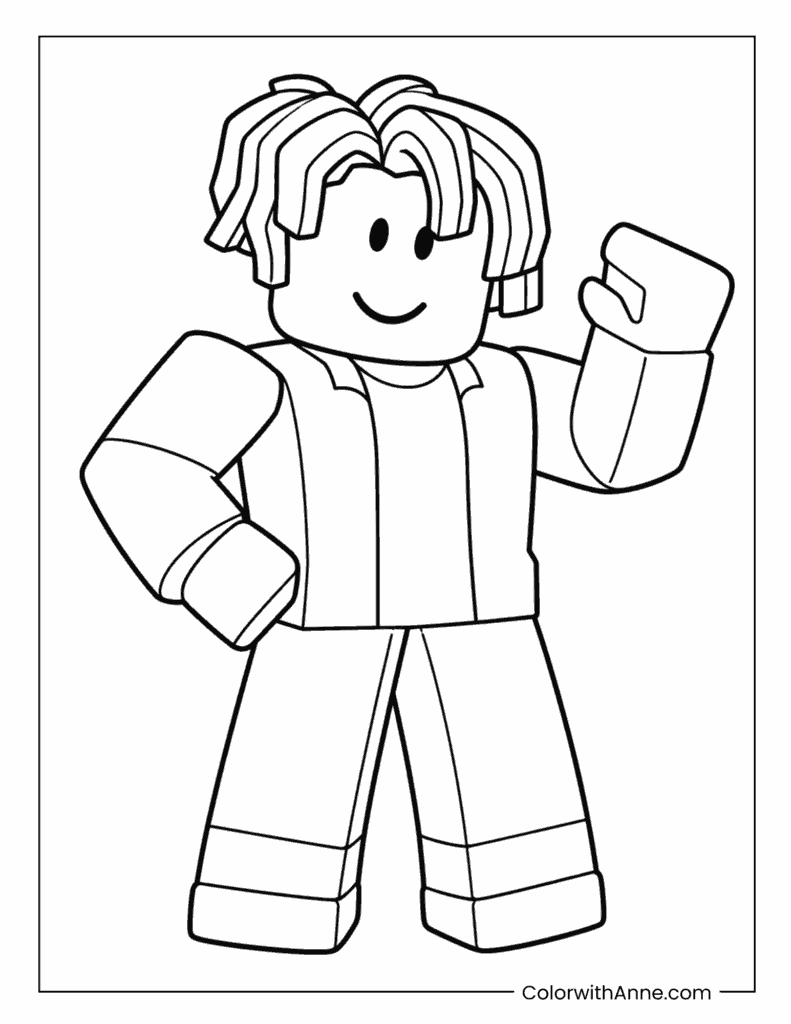 Bacon Avatar Coloring Page