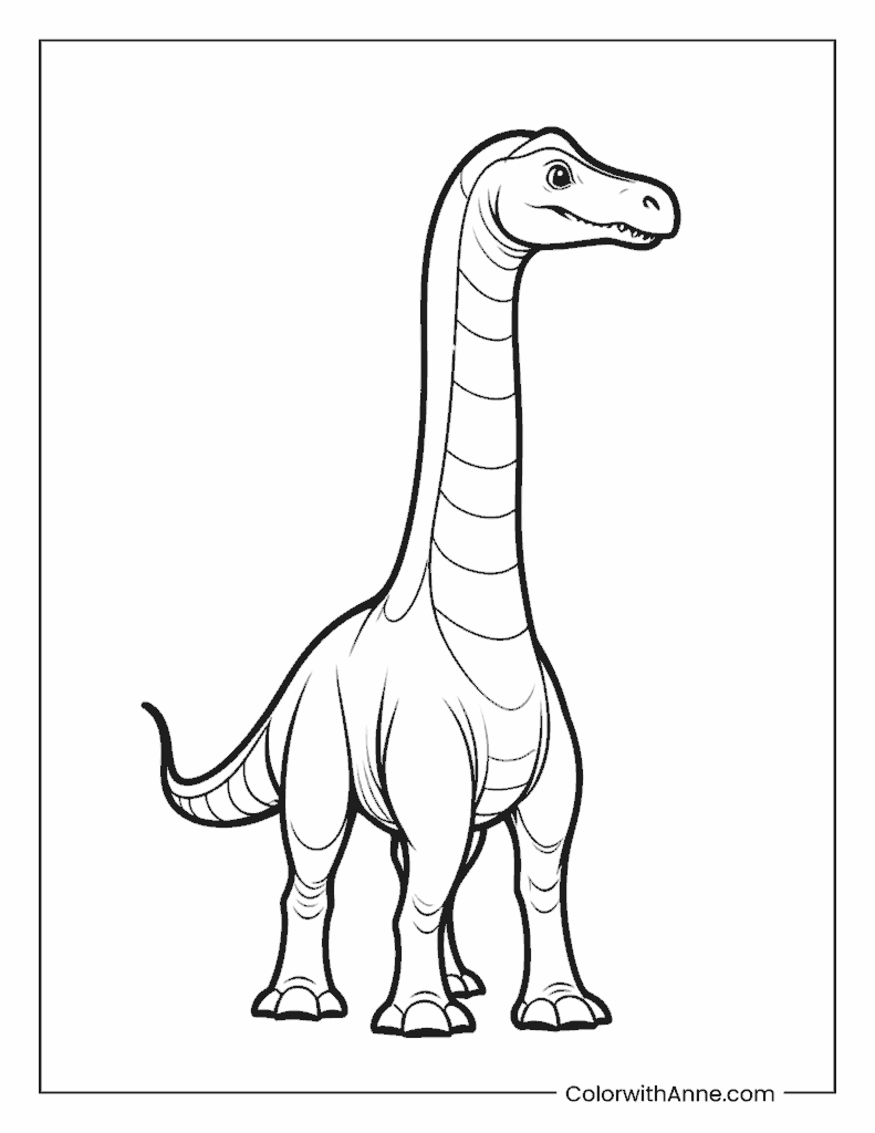 Brachiosaurus Coloring Page