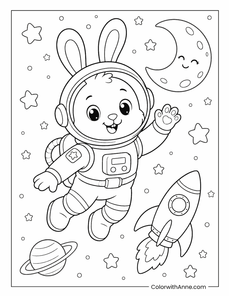 20 Bunny Coloring Pages (Free PDF Printables)