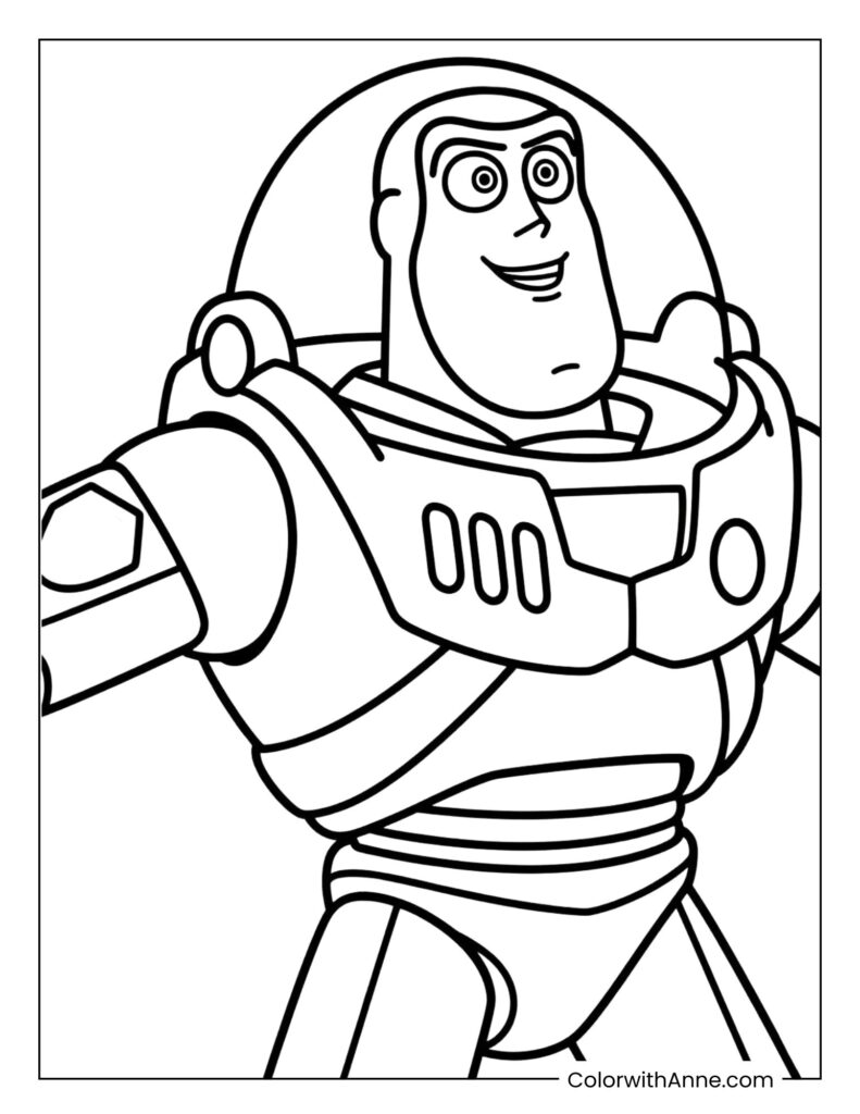 Buzz Lightyear Coloring Page