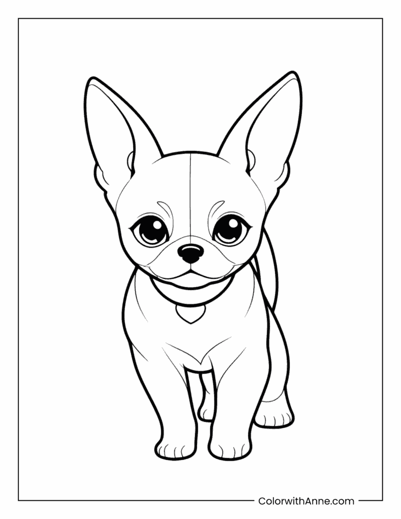 Chihuahua Coloring Page
