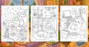 Cozy Coloring Pages Banner