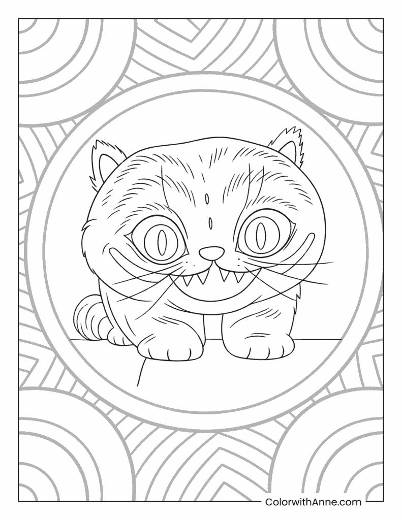 Cute Derpy Coloring Page for Kids