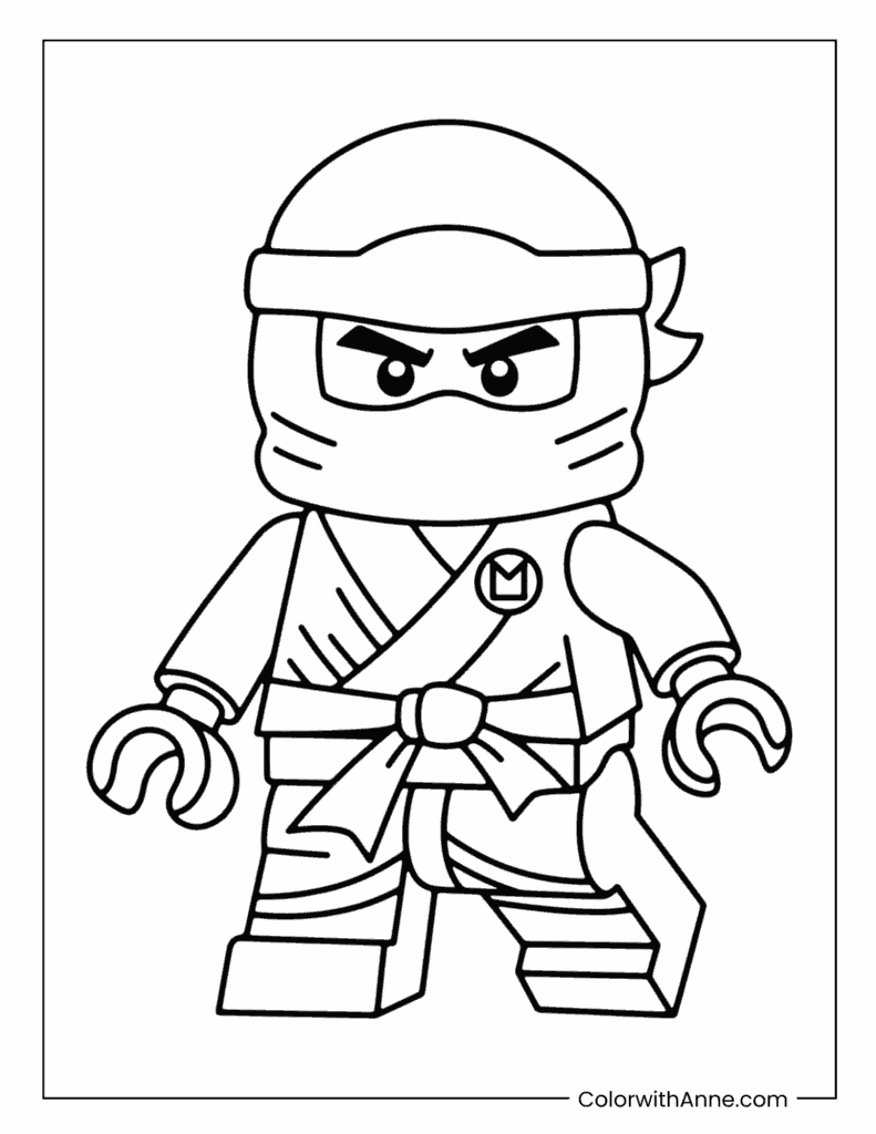 Easy Lloyd Coloring Page for Kids