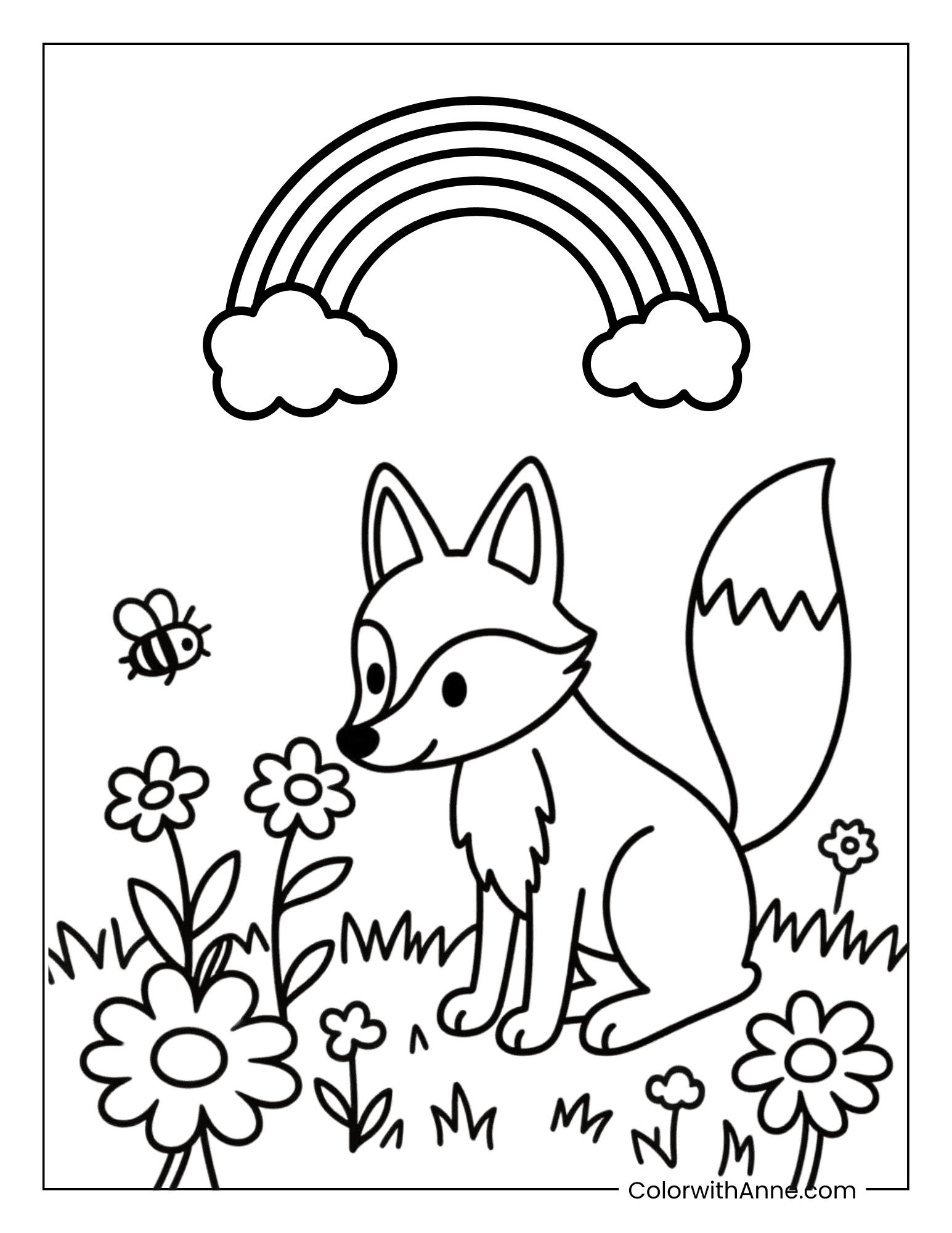23 Fox Coloring Pages (Free PDF Printables)
