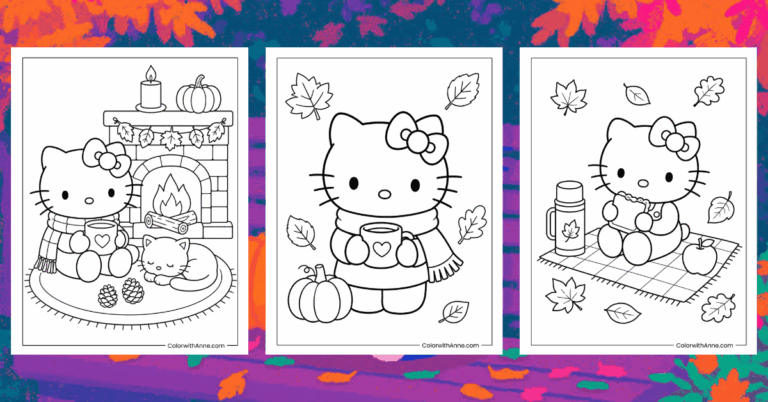 30 Hello Kitty Coloring Pages (Free PDF Printables)
