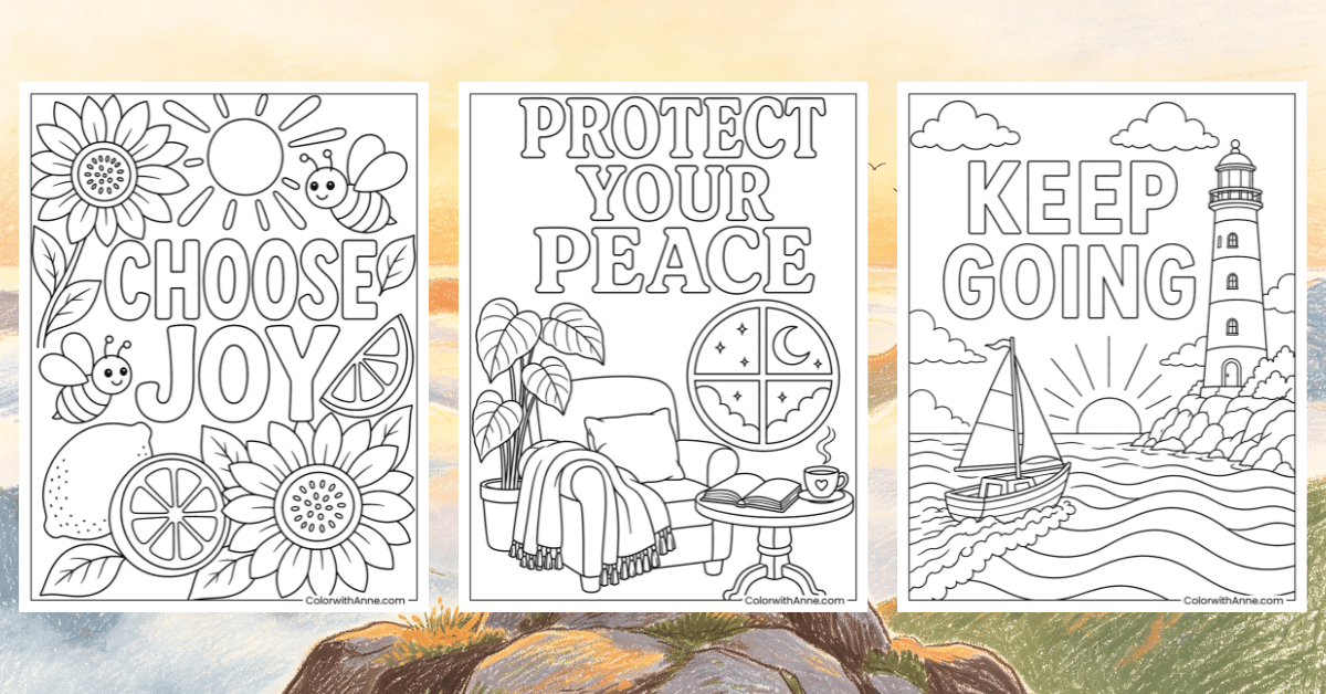 Inspirational Coloring Pages Banner