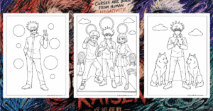 JJK Coloring Pages Banner