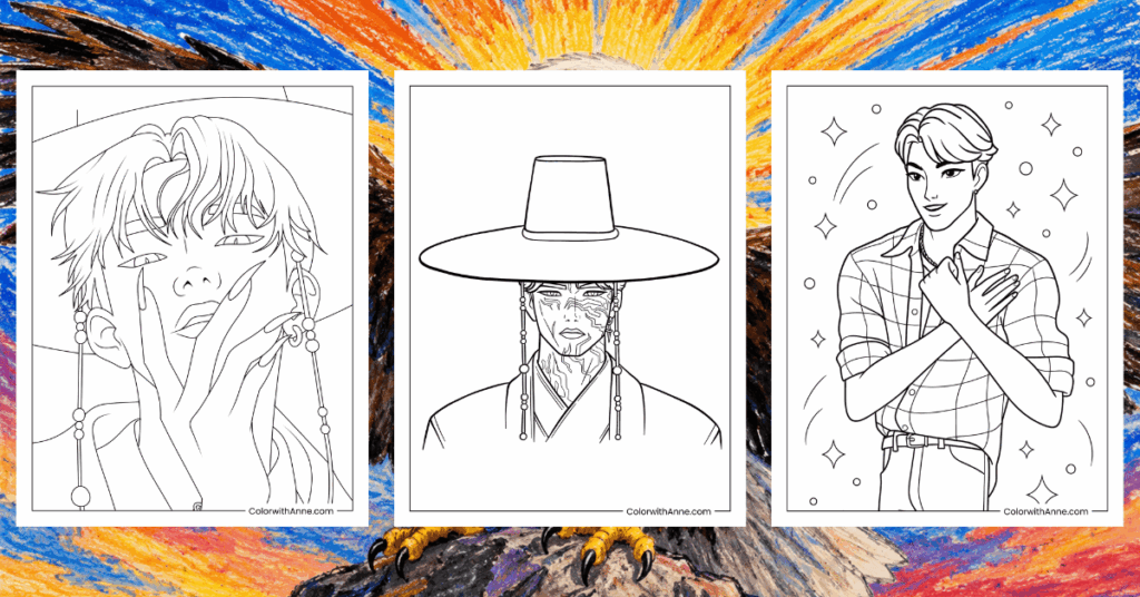 Jinu Coloring Pages Banner