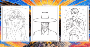 Jinu Coloring Pages Banner