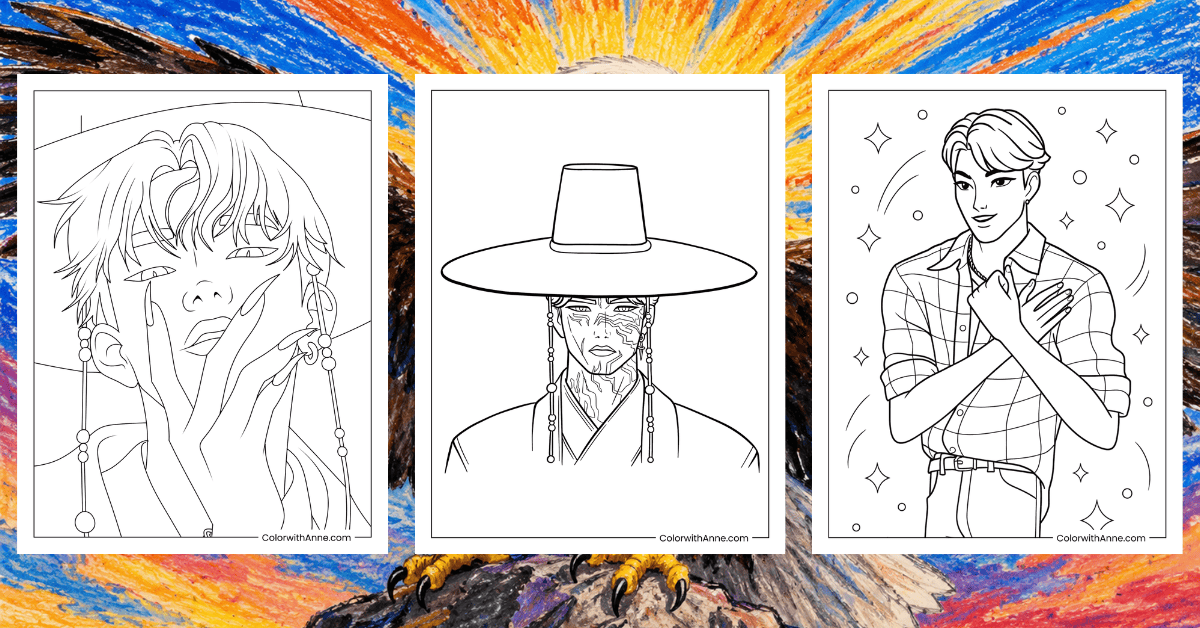 Jinu Coloring Pages Banner