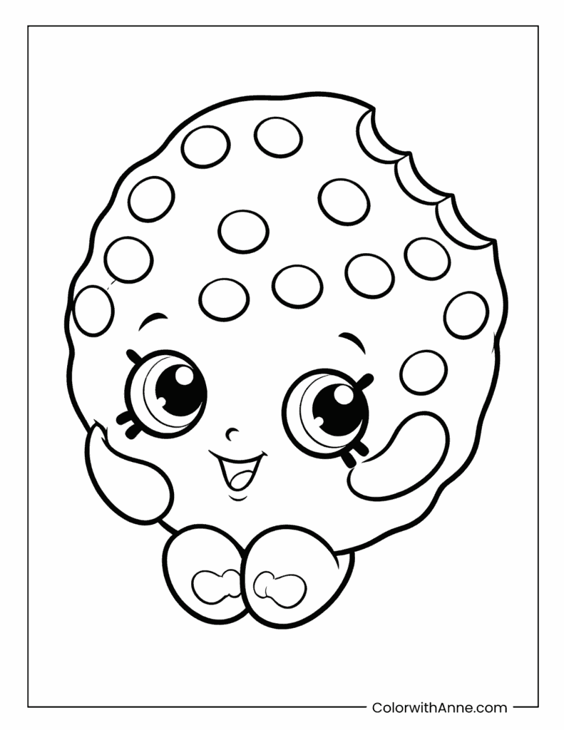 Kooky Cookie Baking Coloring Sheet