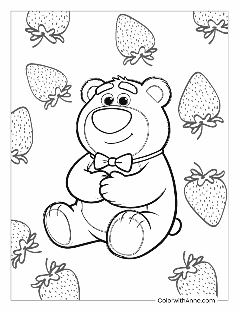 Lots-O'-Huggin' Bear Toy Story Coloring Page