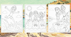 Luca Coloring Pages Banner