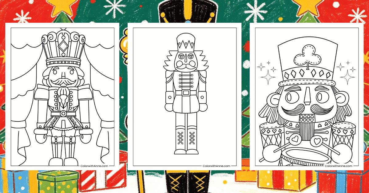 Nutcracker Coloring Pages Banner