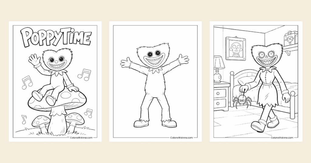 Poppy Playtime Coloring Pages Banner 1