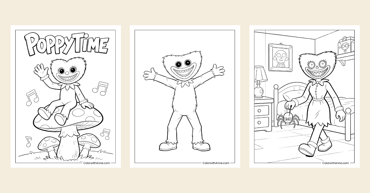 Poppy Playtime Coloring Pages Banner 1