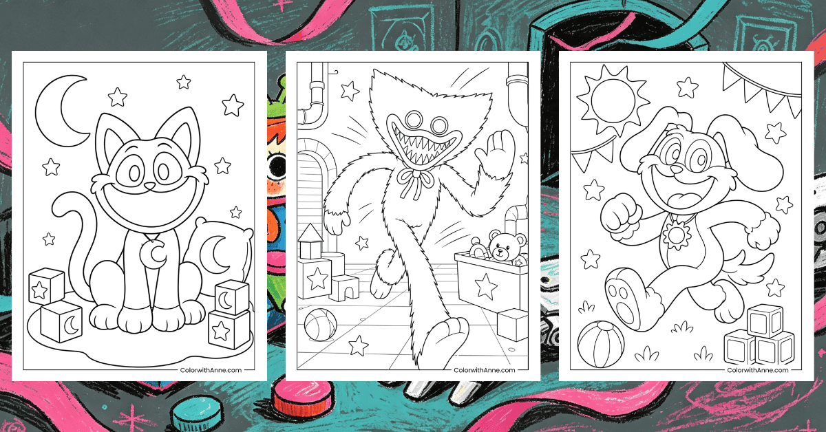 Poppy Playtime Coloring Pages Banner