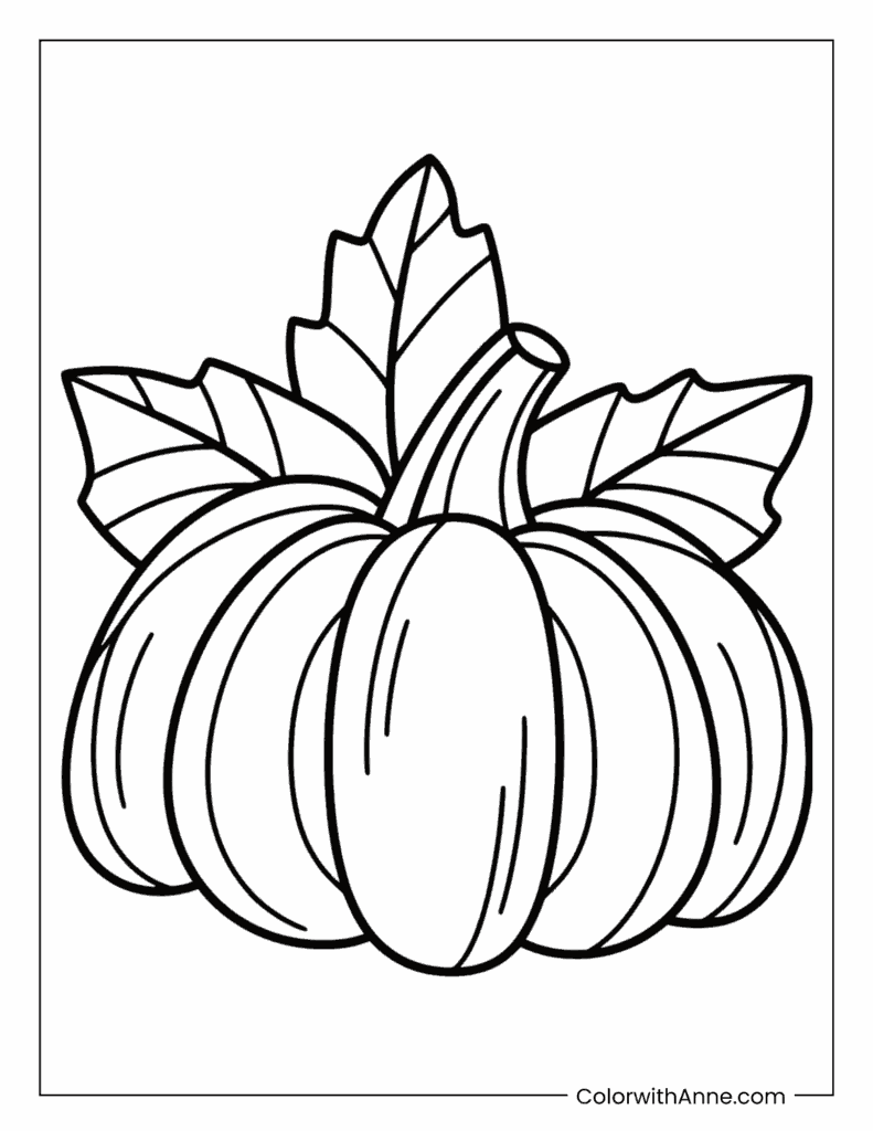 Pumpkin Coloring Page