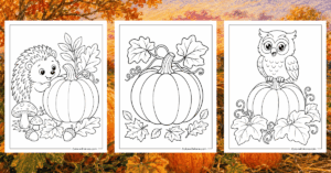 Pumpkin Coloring Pages Banner