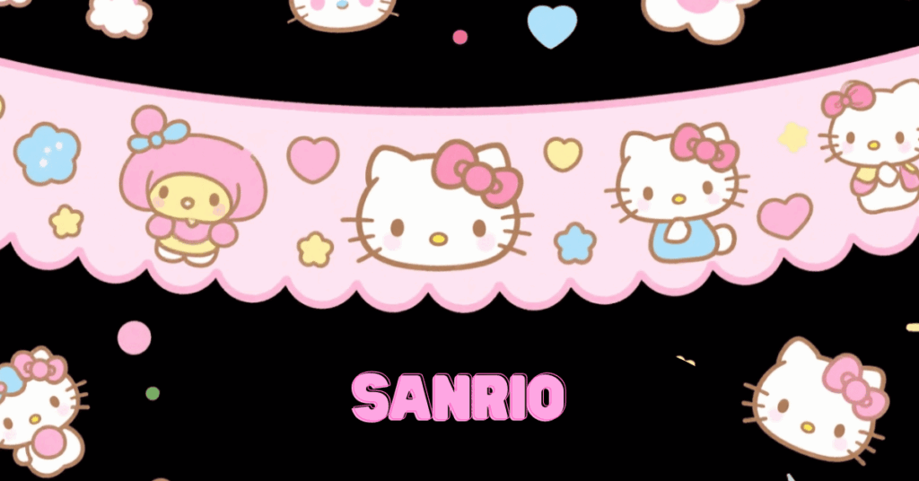 Sanrio coloring pages banner 2
