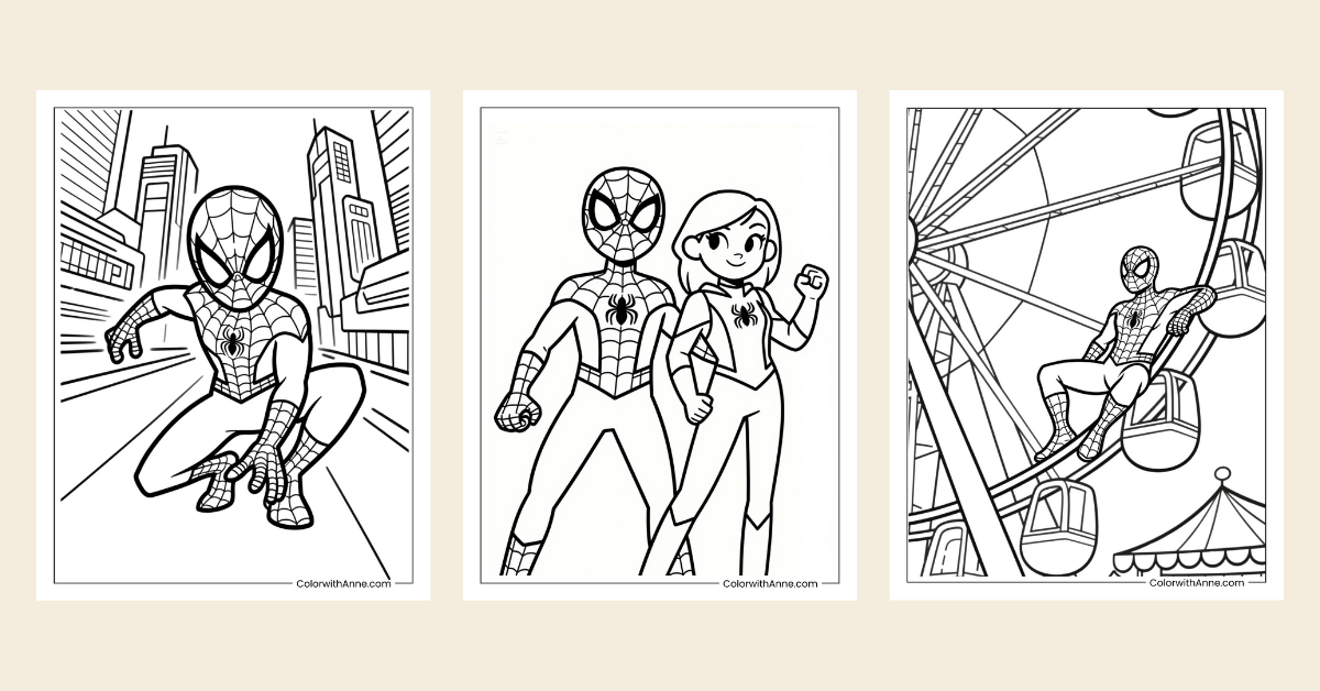 Spider-Man Coloring Pages - Banner