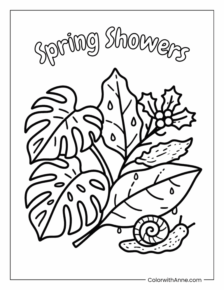 Leaf Coloring Pages Free PDF Printables ColorwithAnne Leaf coloring pages free pdf printables colorwithanne