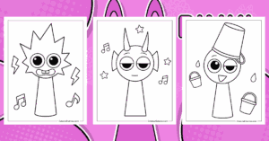 Sprunki Coloring Pages Banner