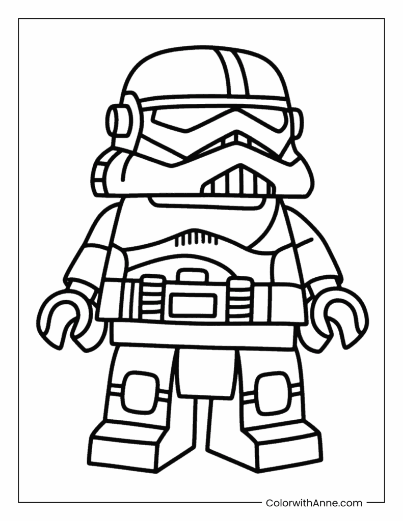 Star Wars Lego Coloring Page