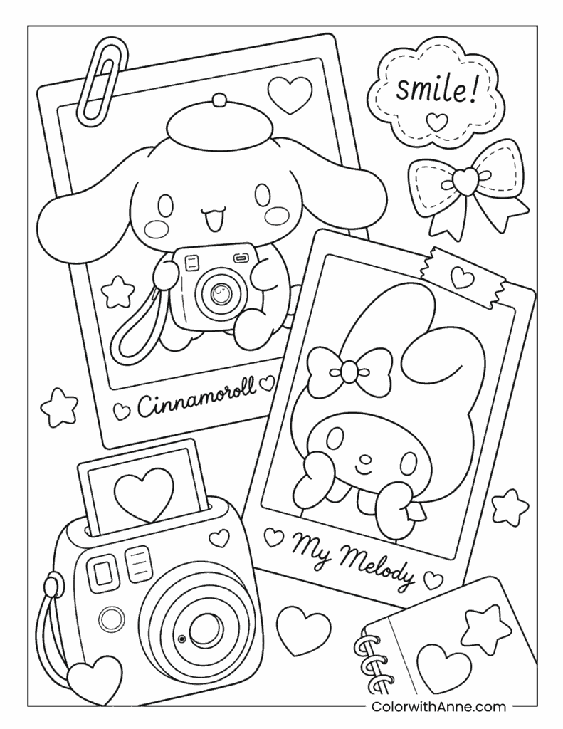 Super Cute Cinnamoroll and My Melody’s Happy Photo Day