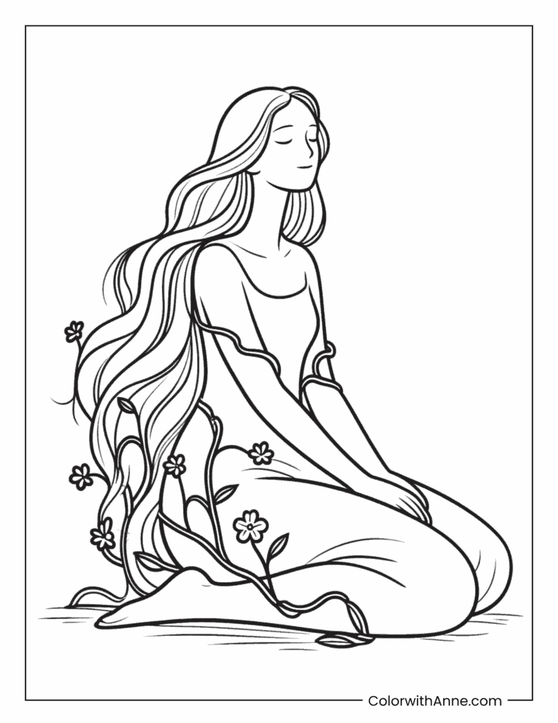 You Help Love Grow Coloring Page