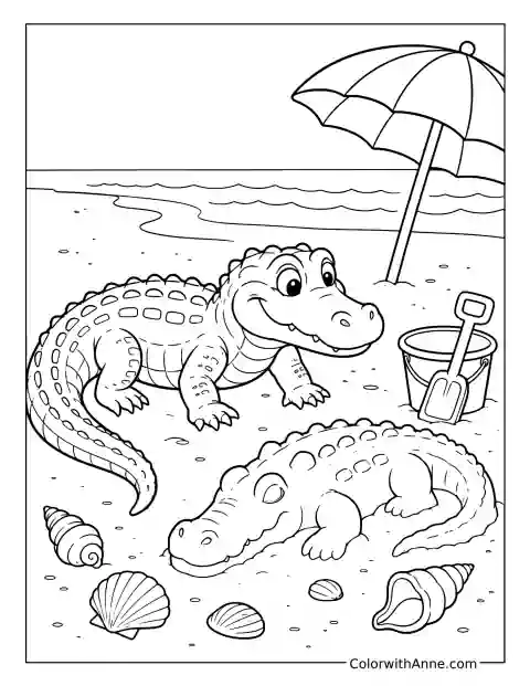 Alligator Coloring Pages