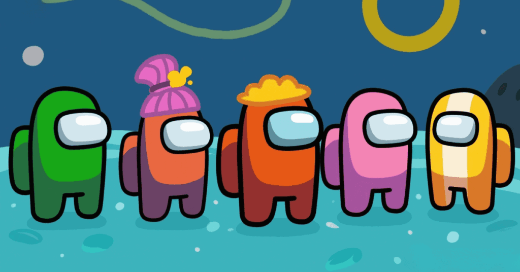 among us coloring pages banner 2