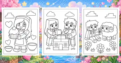 Aphmau Coloring Pages banner