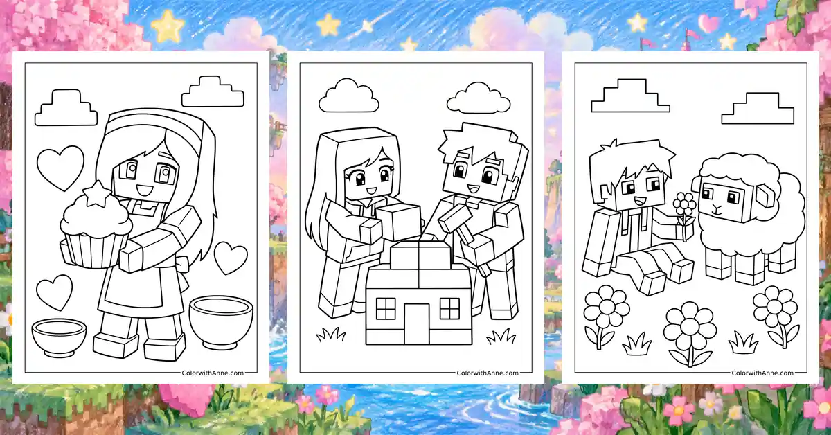 Aphmau Coloring Pages banner