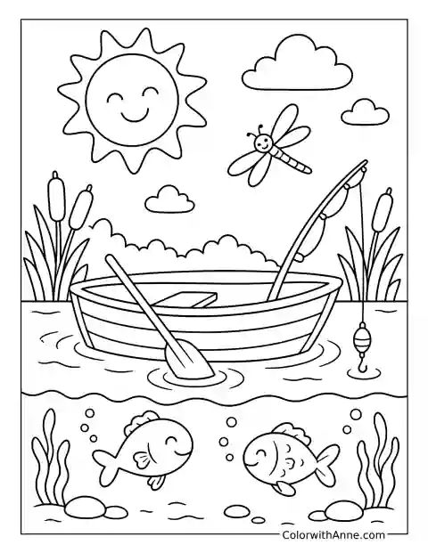 August Coloring Pages