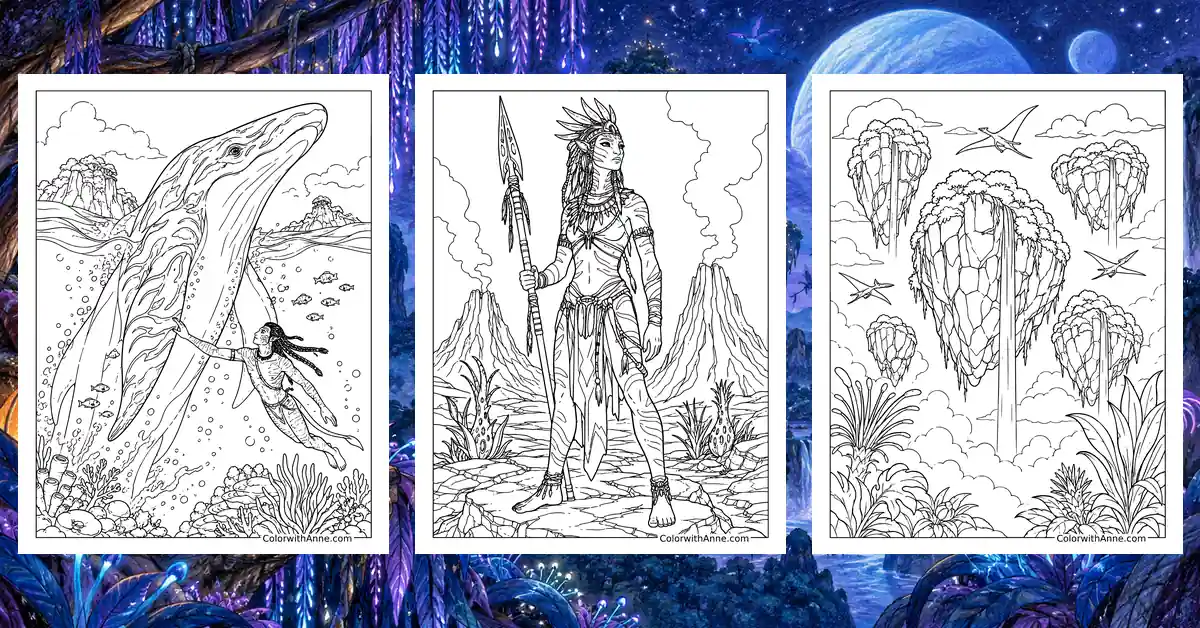 Avatar Coloring Pages banner