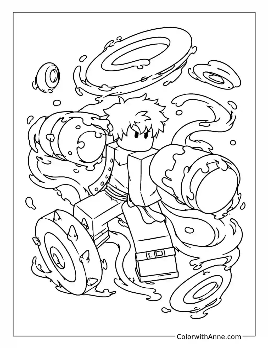 Awakened Dough coloring page