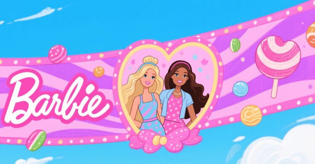 barbie coloring pages banner 2