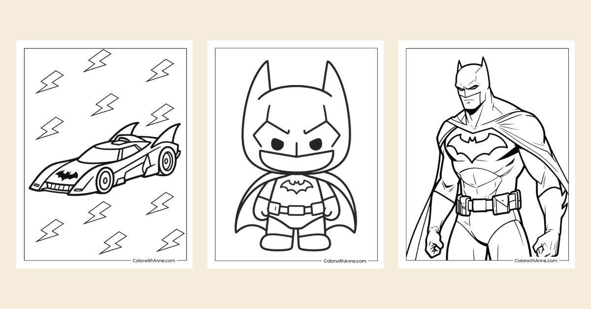batman coloring pages banner