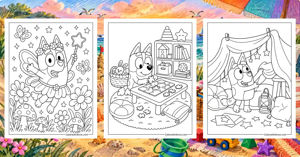 Bingo Coloring Pages banner