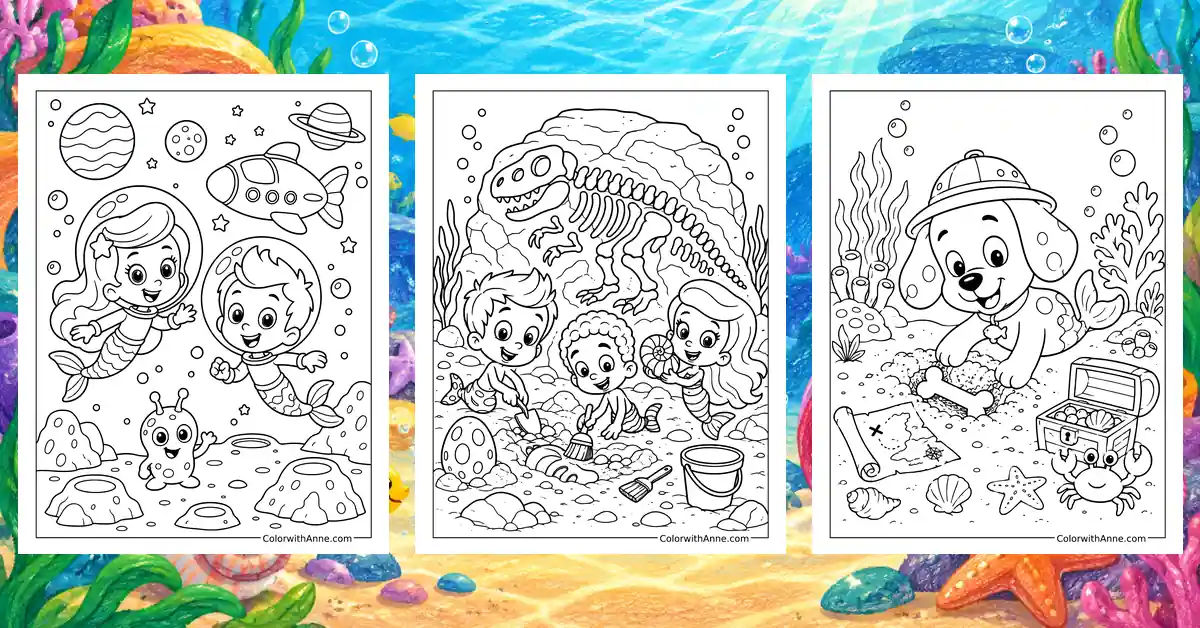 Bubble Guppies Coloring Pages banner