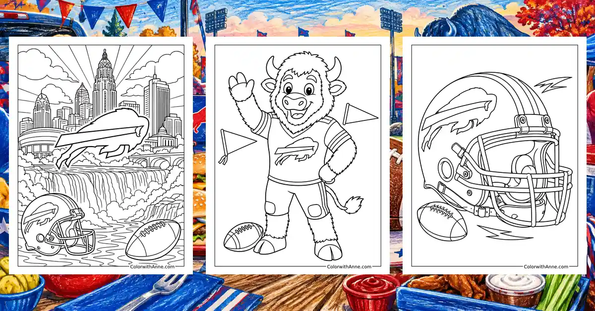 Buffalo Bills Coloring Pages banner