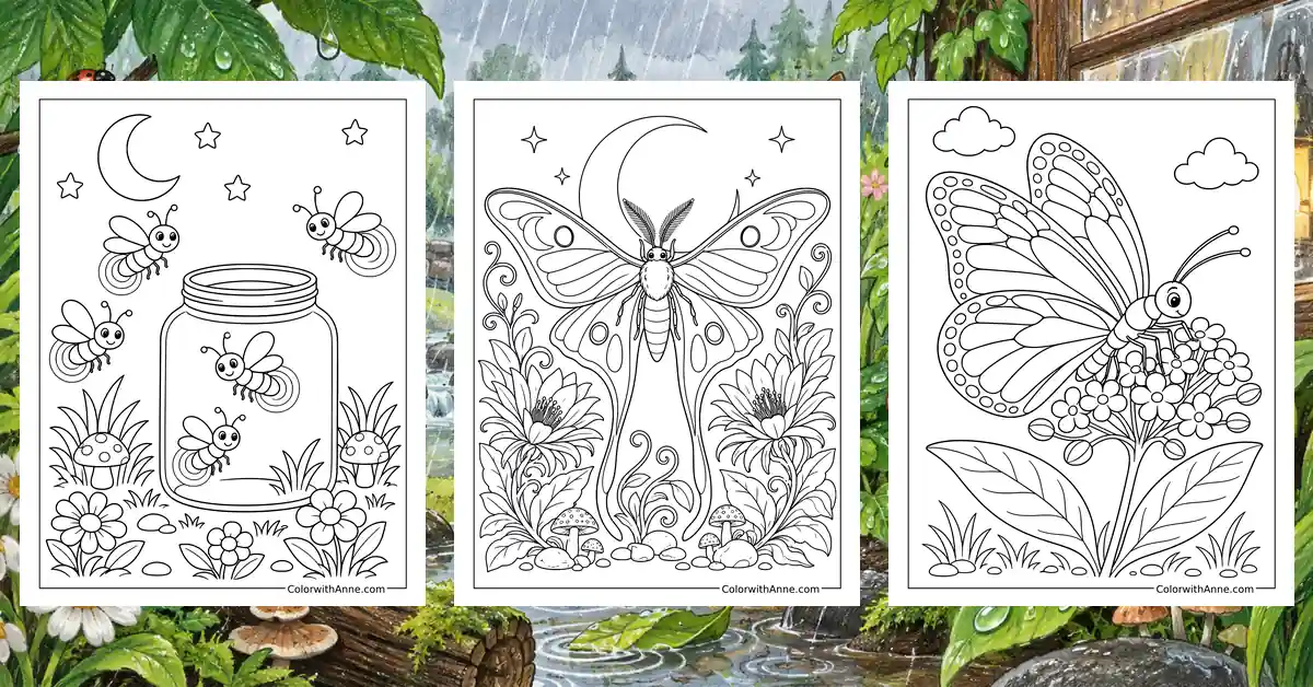 Bug Coloring Pages banner