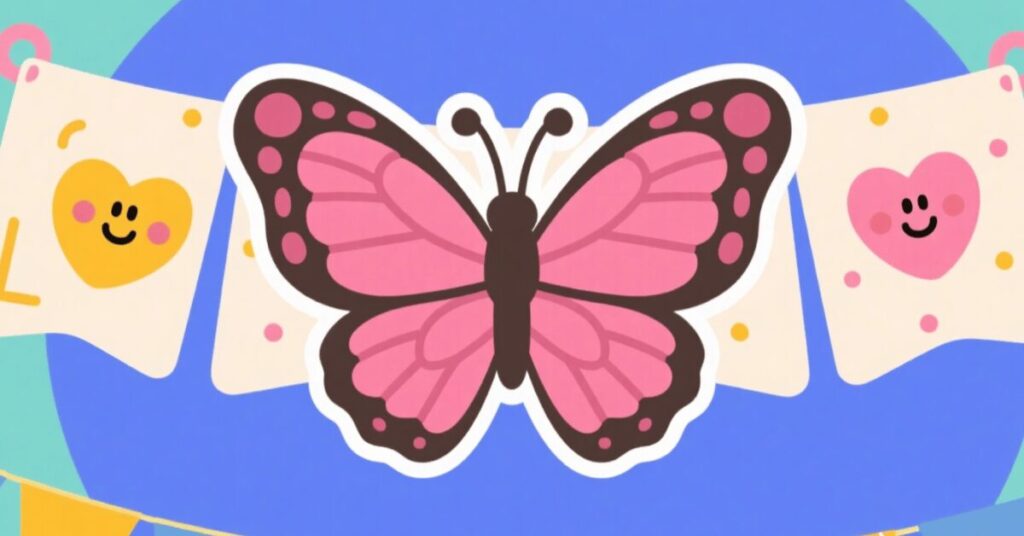 butterfly coloring pages banner 2