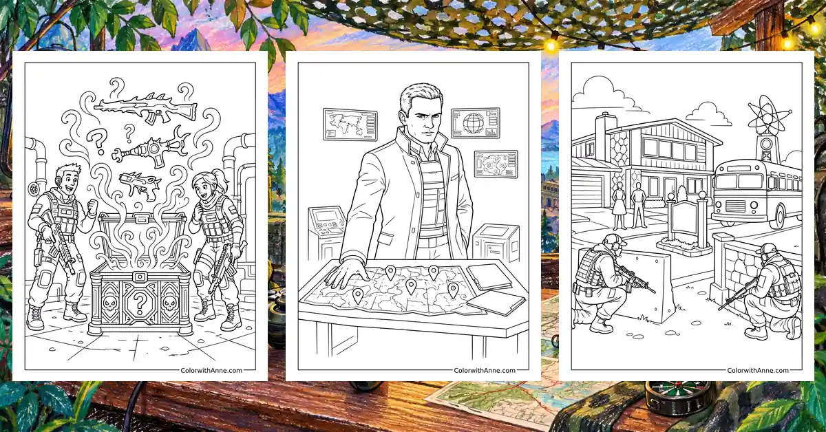 Call Of Duty Coloring Pages banner
