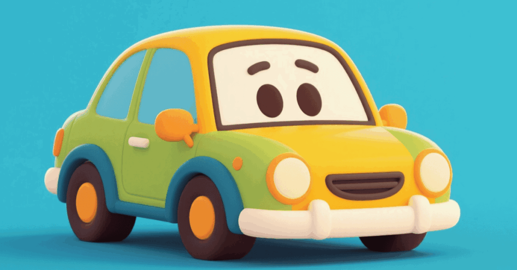 car coloring pages banner 2