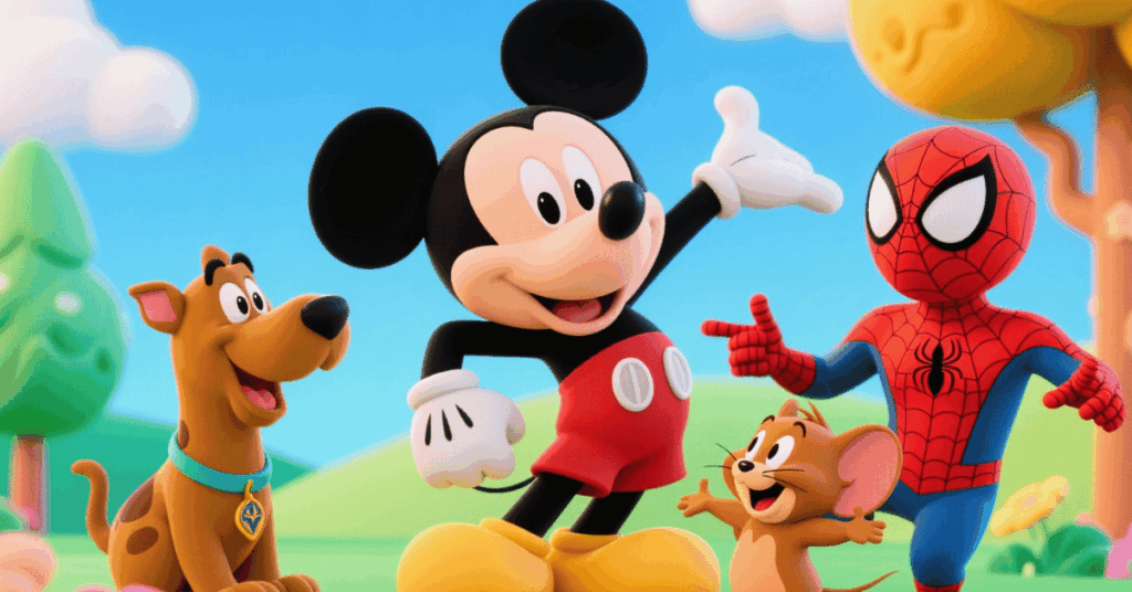 cartoon coloring pages banner 2