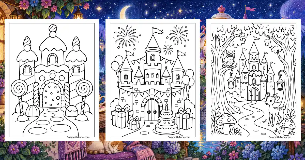 Castle Coloring Pages banner